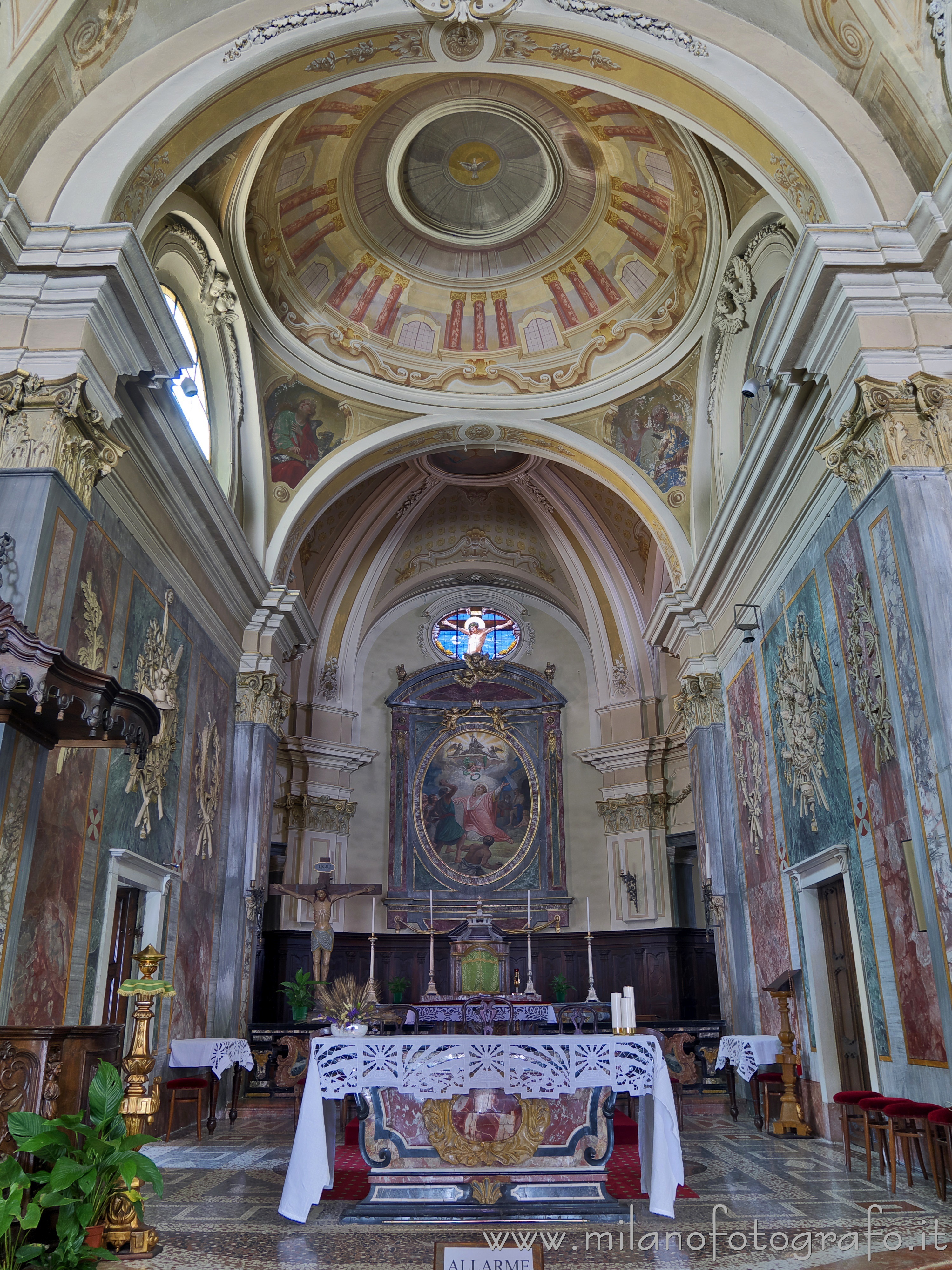Occhieppo Superiore (Biella, Italy) - Presbytery of the Church of Santo Stefano